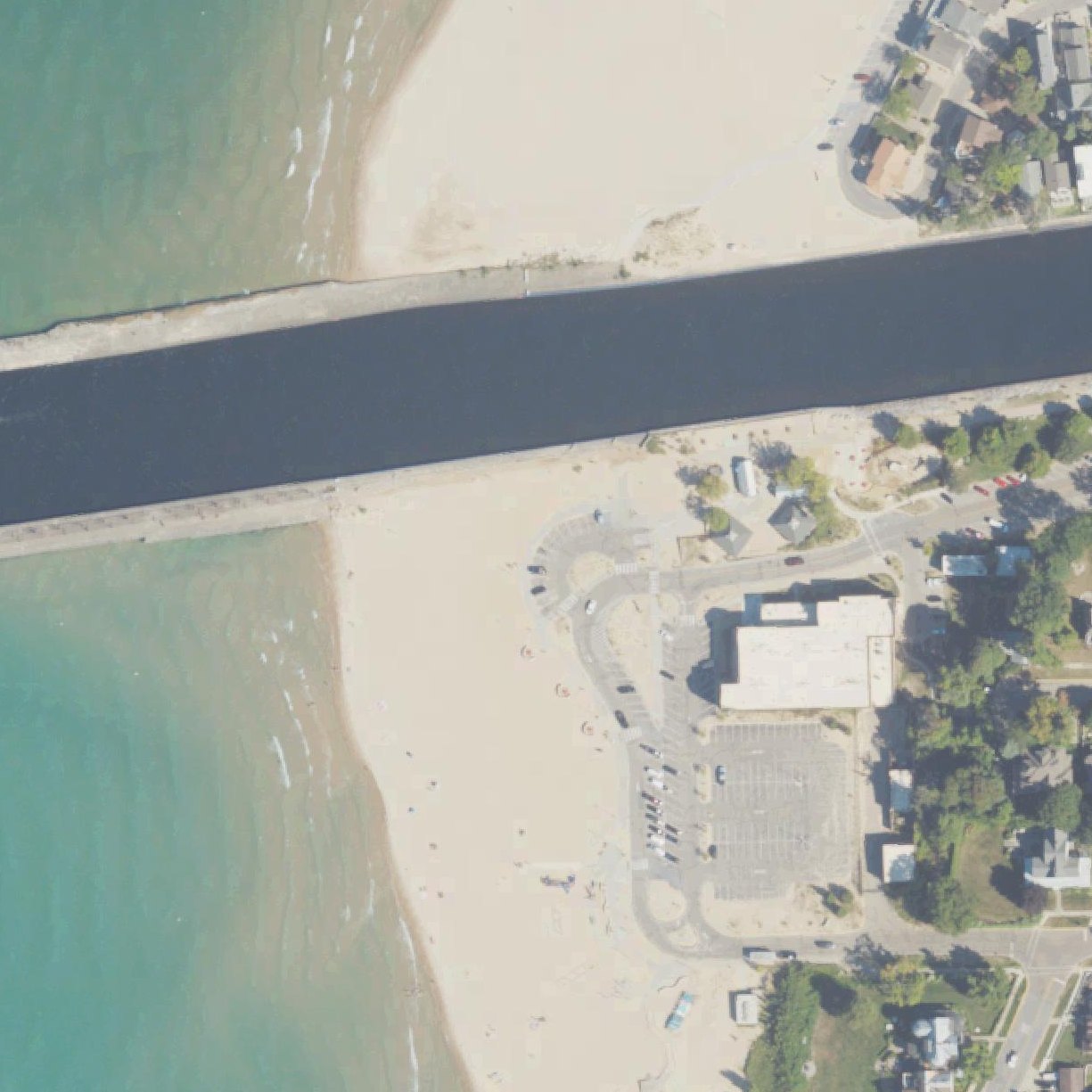Aerial map of South Beach