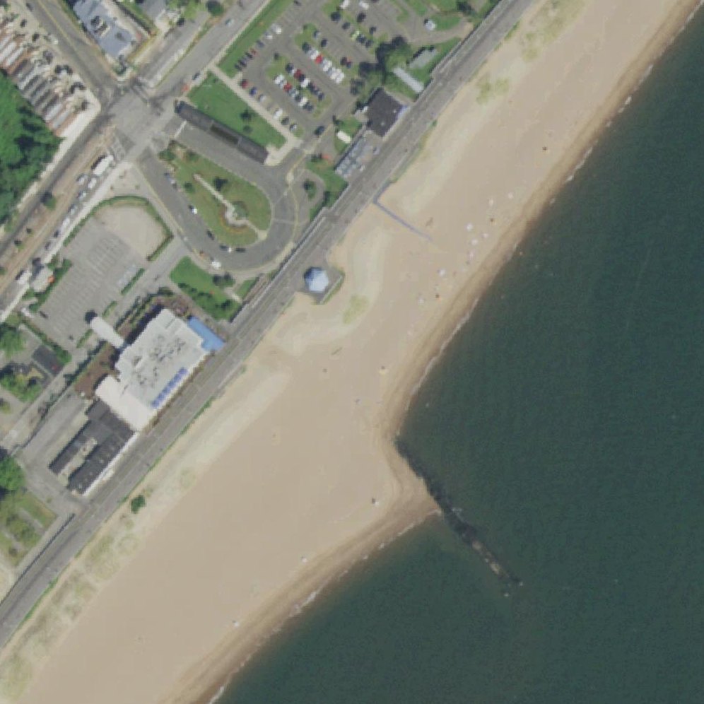 Aerial map of South Beach