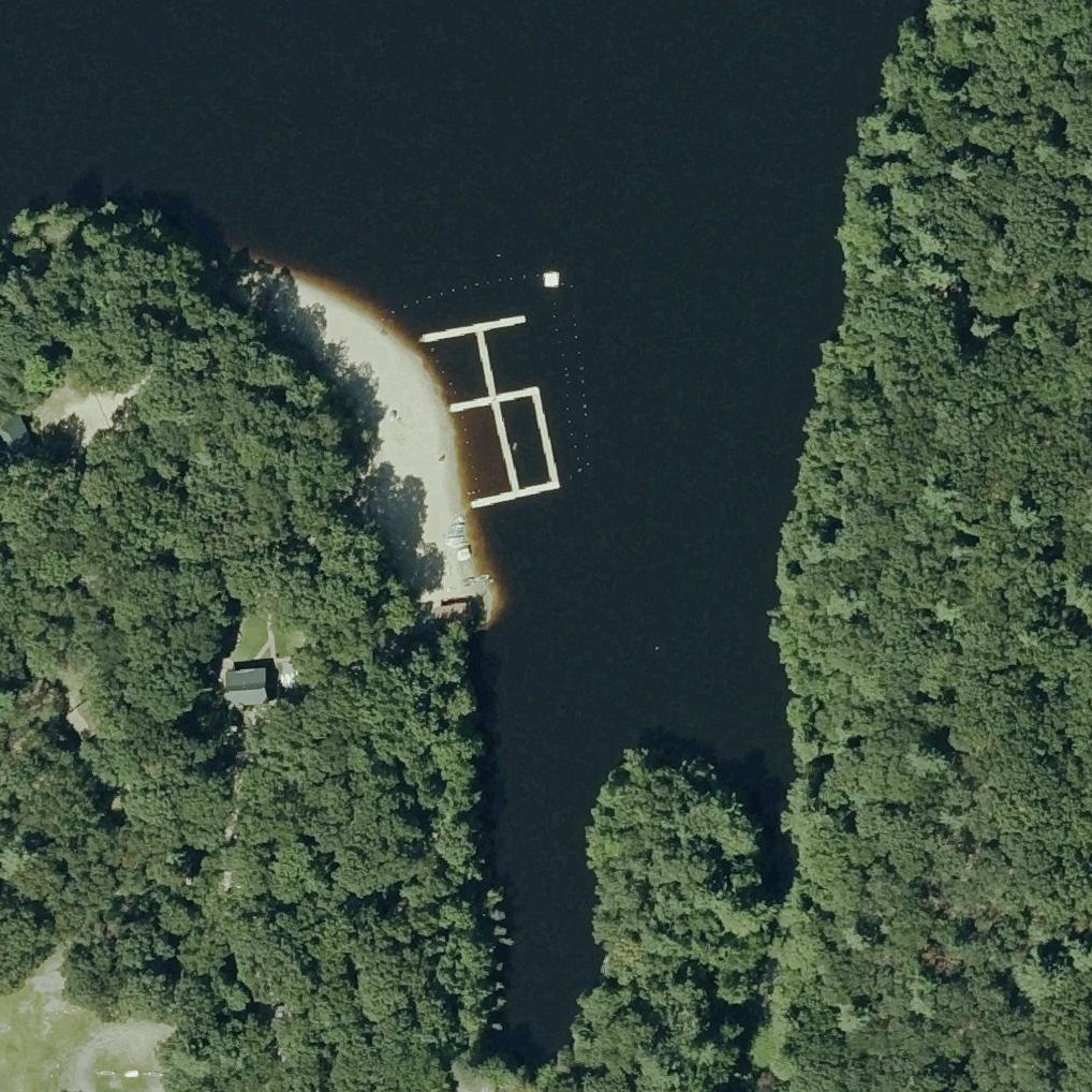 Aerial map of South Beach
