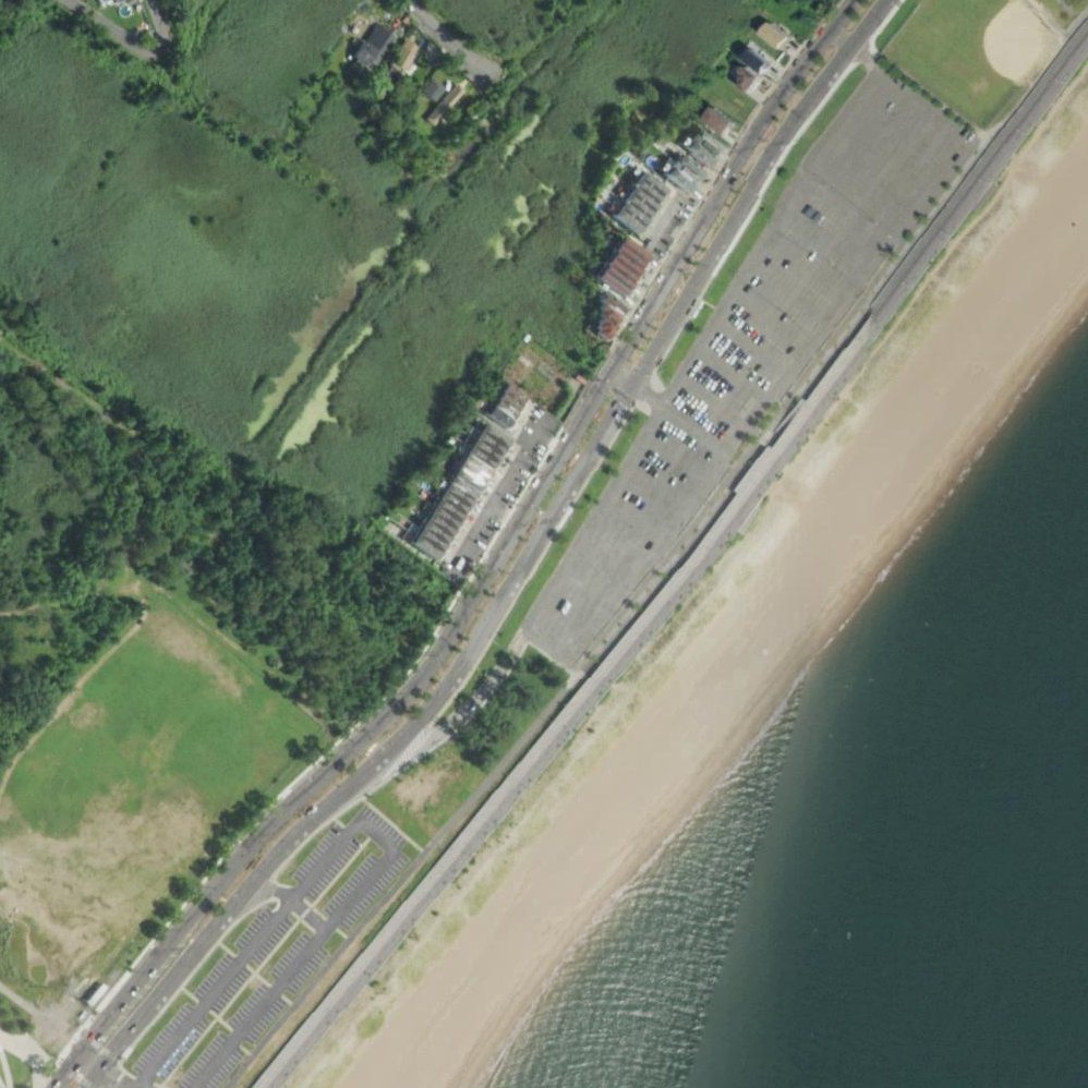 Aerial map of South Beach Wetlands