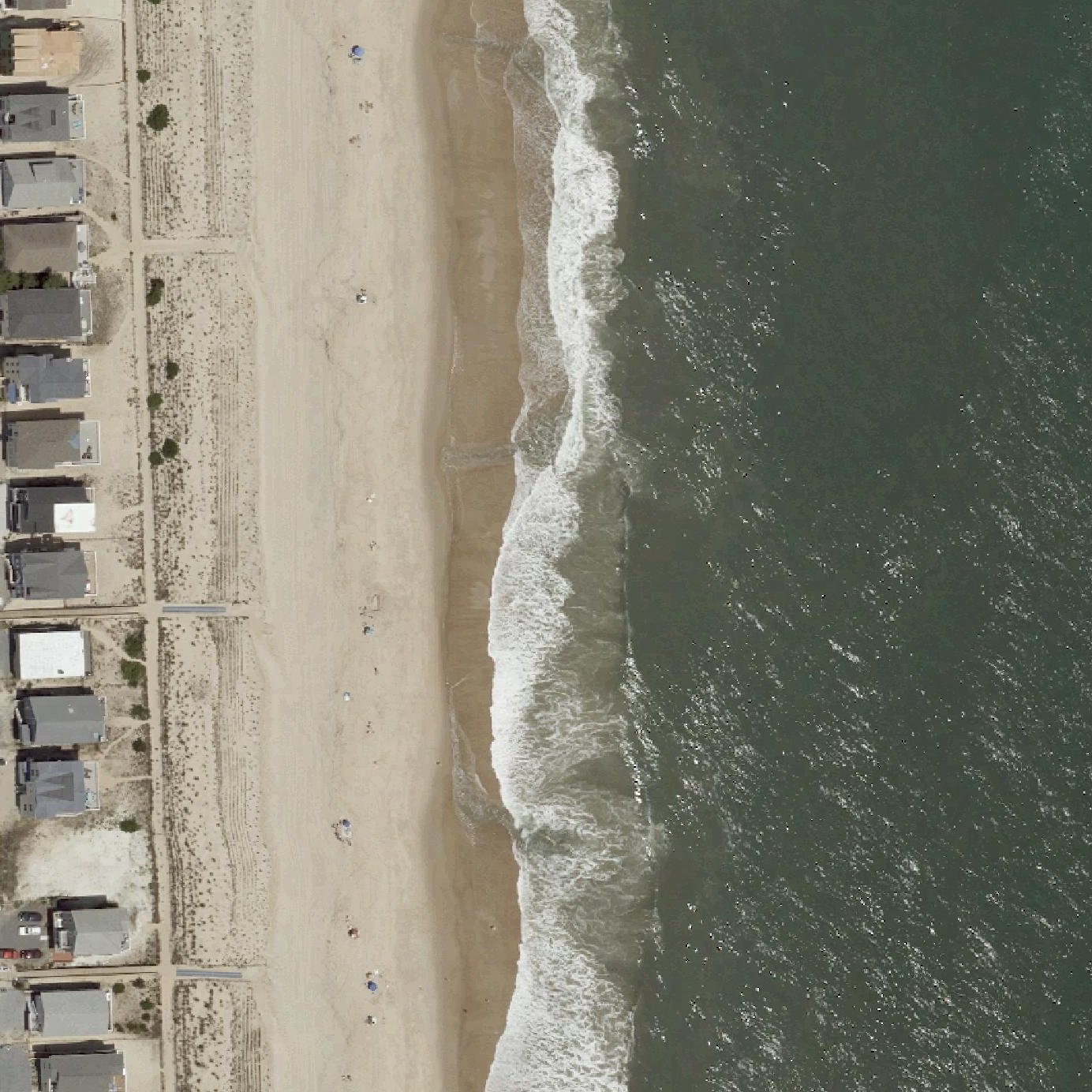 Aerial map of South Bethany Beach