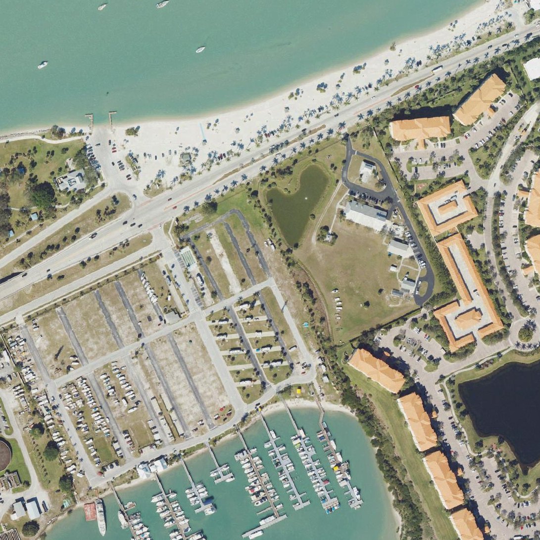 Aerial map of South Causeway Beach