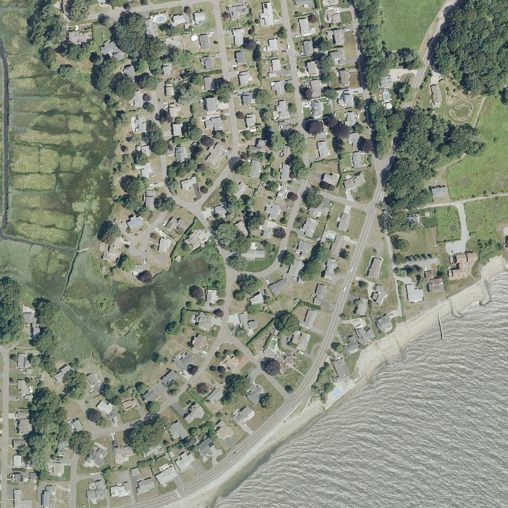 Aerial map of South Cove Wildlife Area