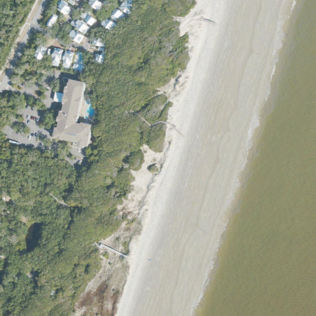 Aerial map of South Dunes Beach Park