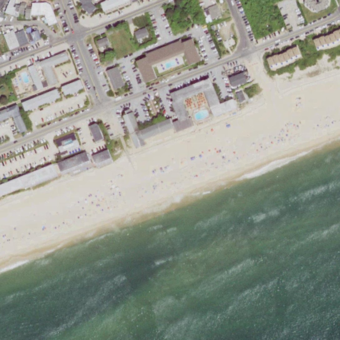 Aerial map of South Edison Beach