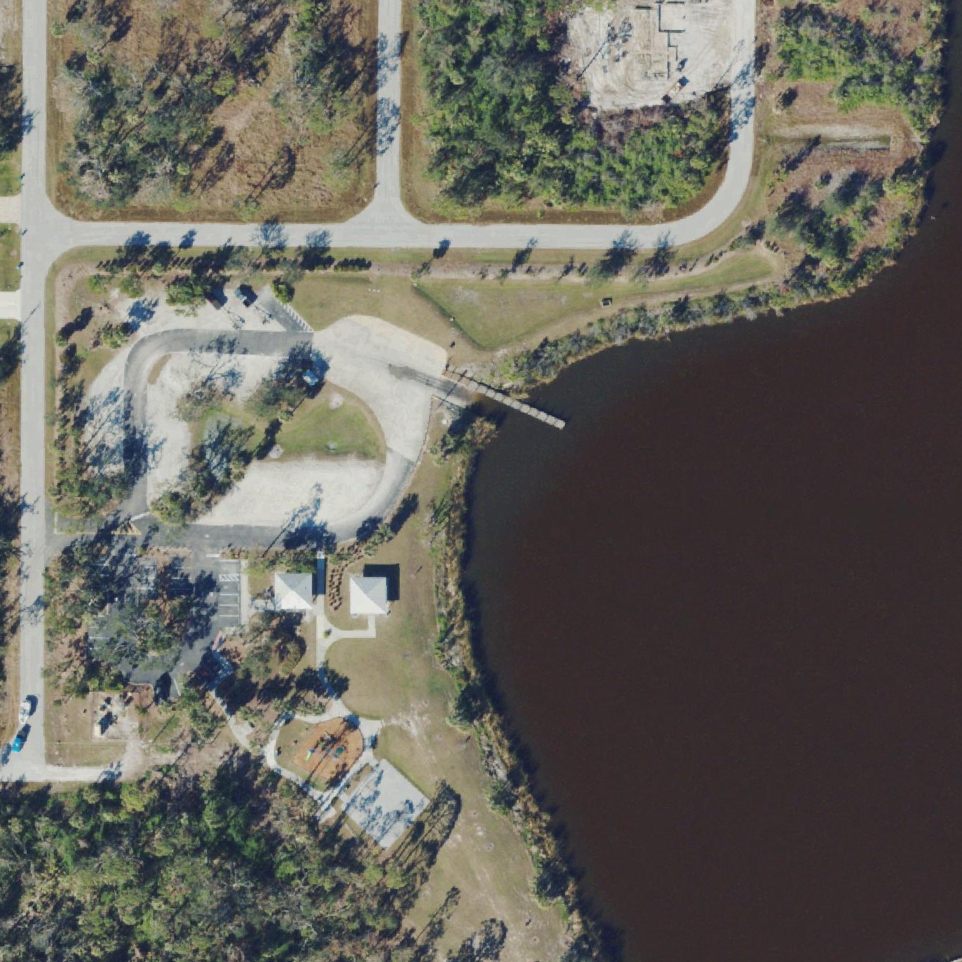 Aerial map of South Gulf Cove Park