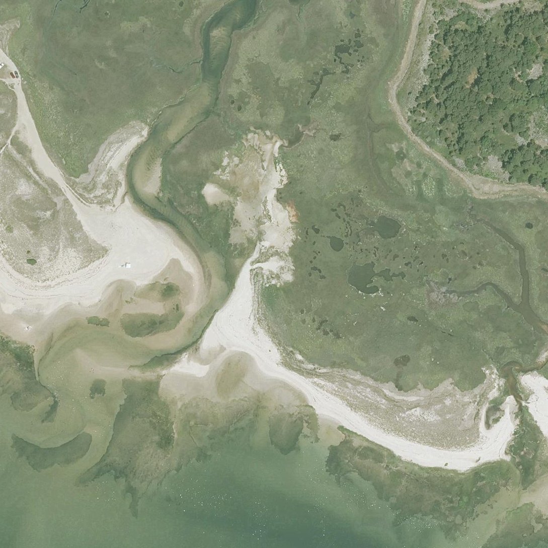 Aerial map of South Lt Island Beach