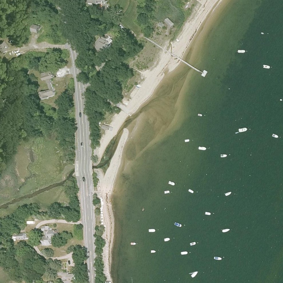 Aerial map of South Orleans Beach