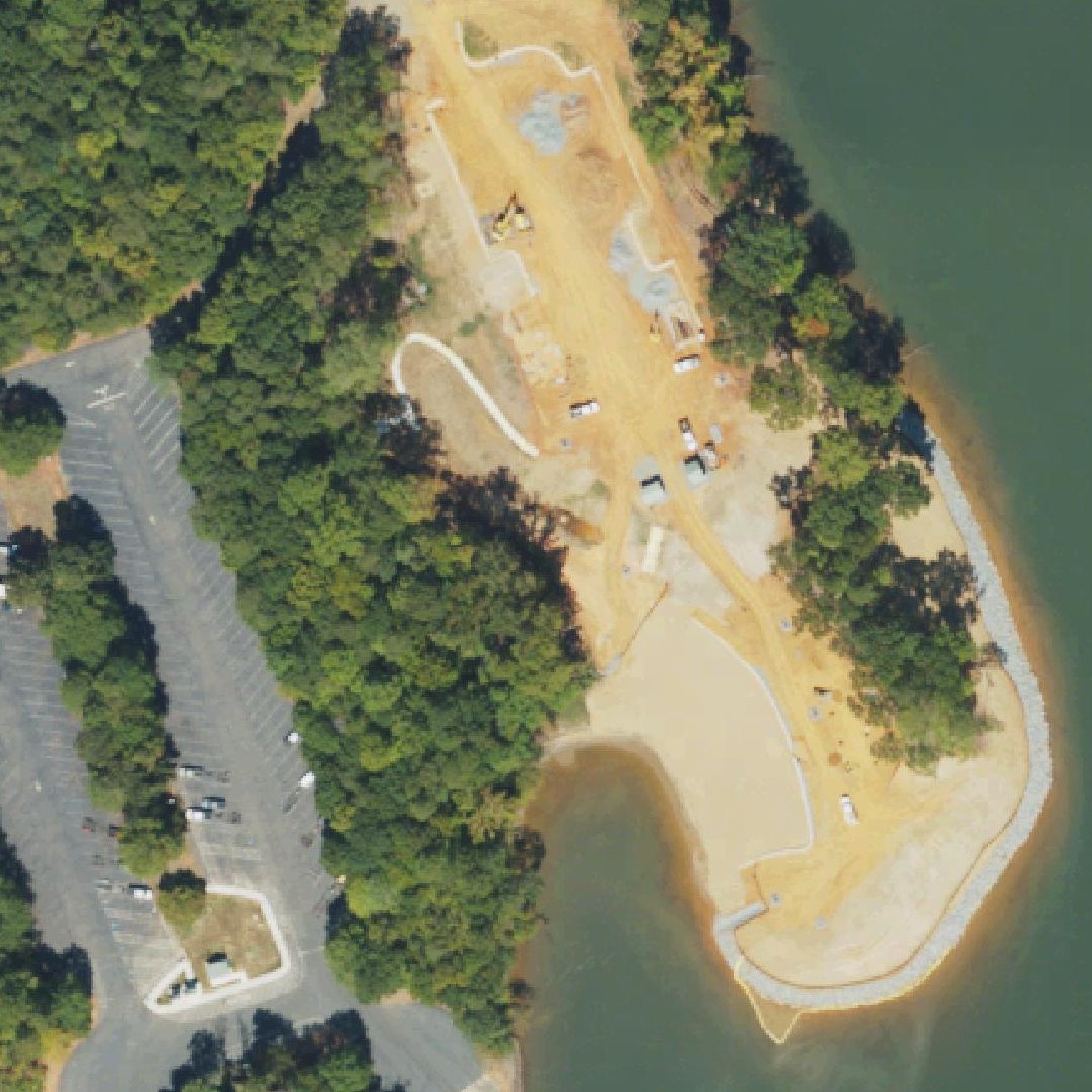 Aerial map of South Point Beach Park