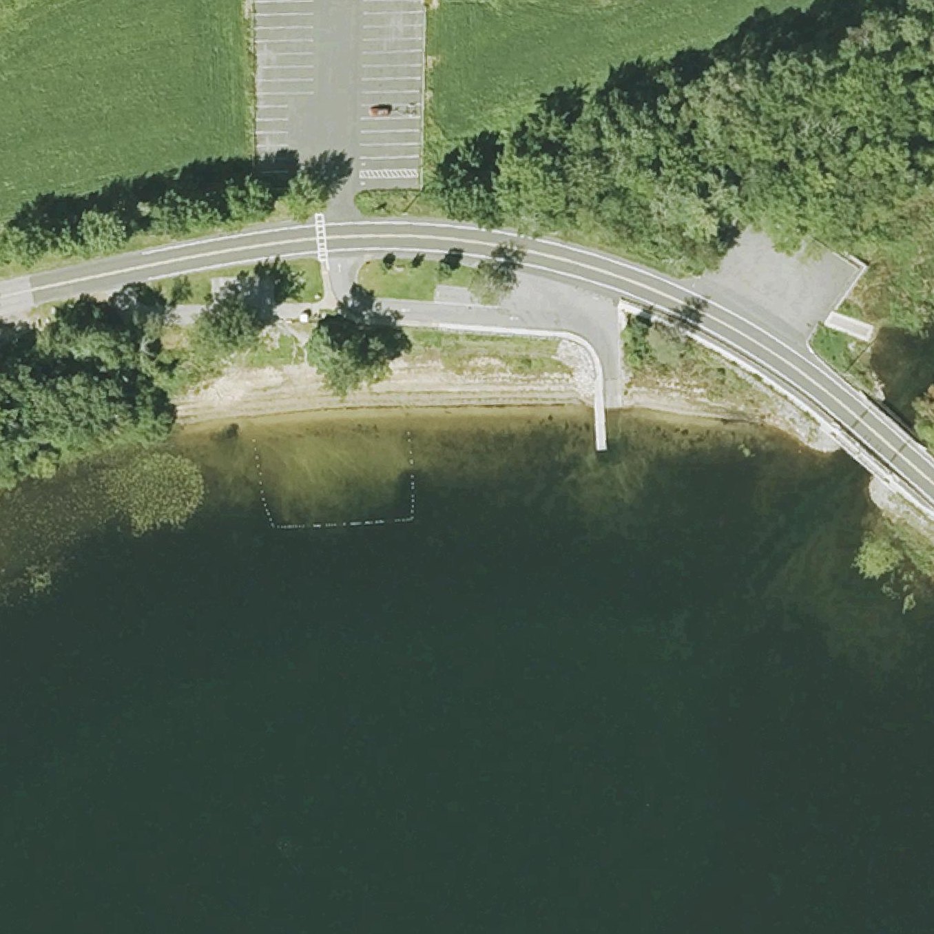 Aerial map of South Pond Beach