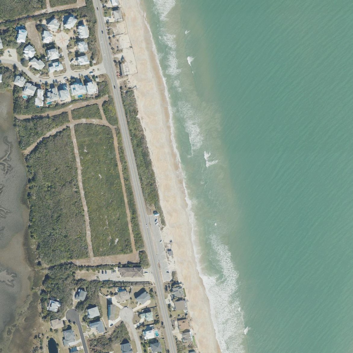 Aerial map of South Ponte Vedra Beach Recreation Area