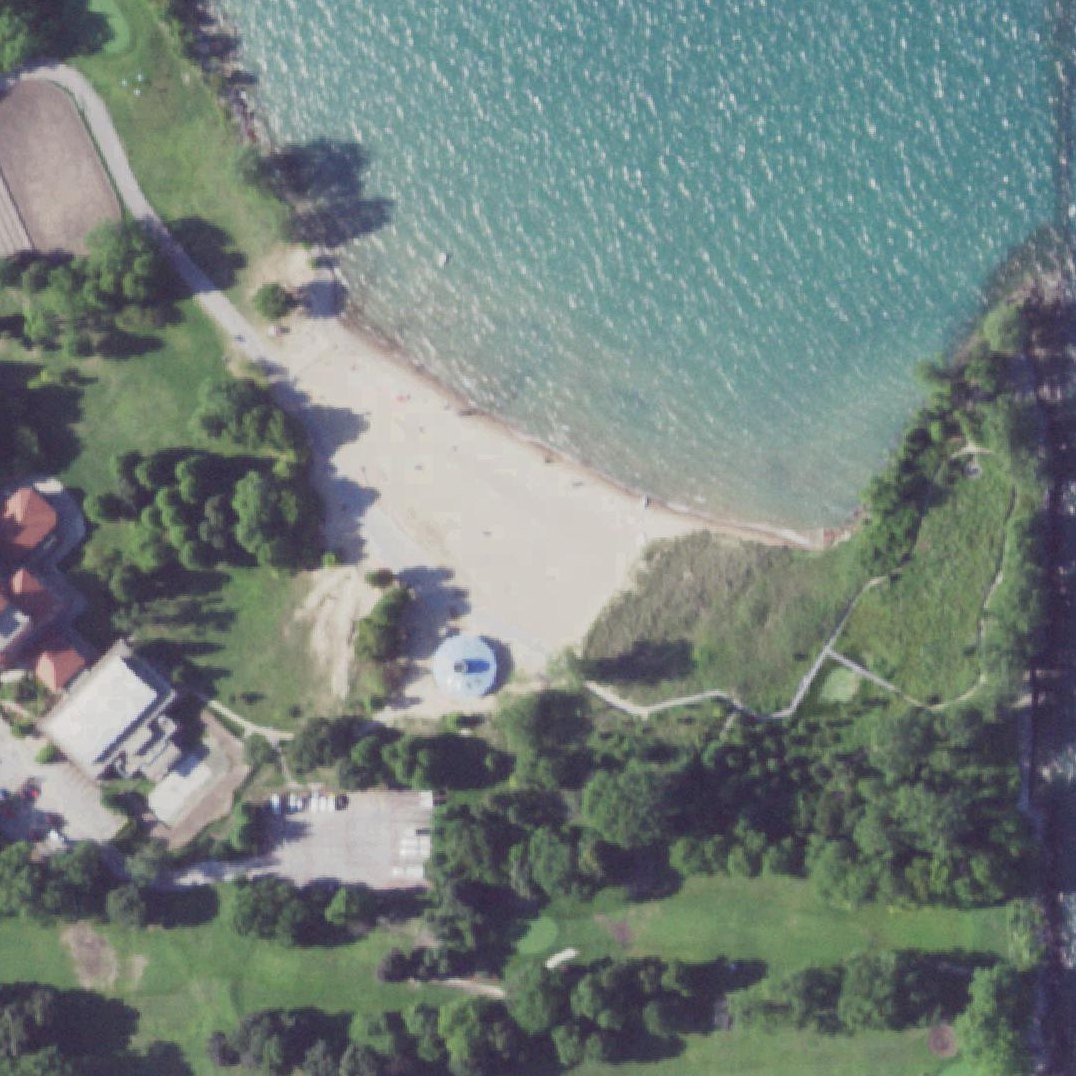 Aerial map of South Shore Beach