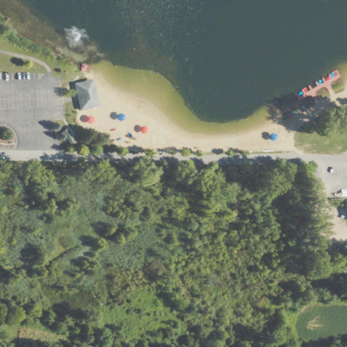 Aerial map of South Shore Beach