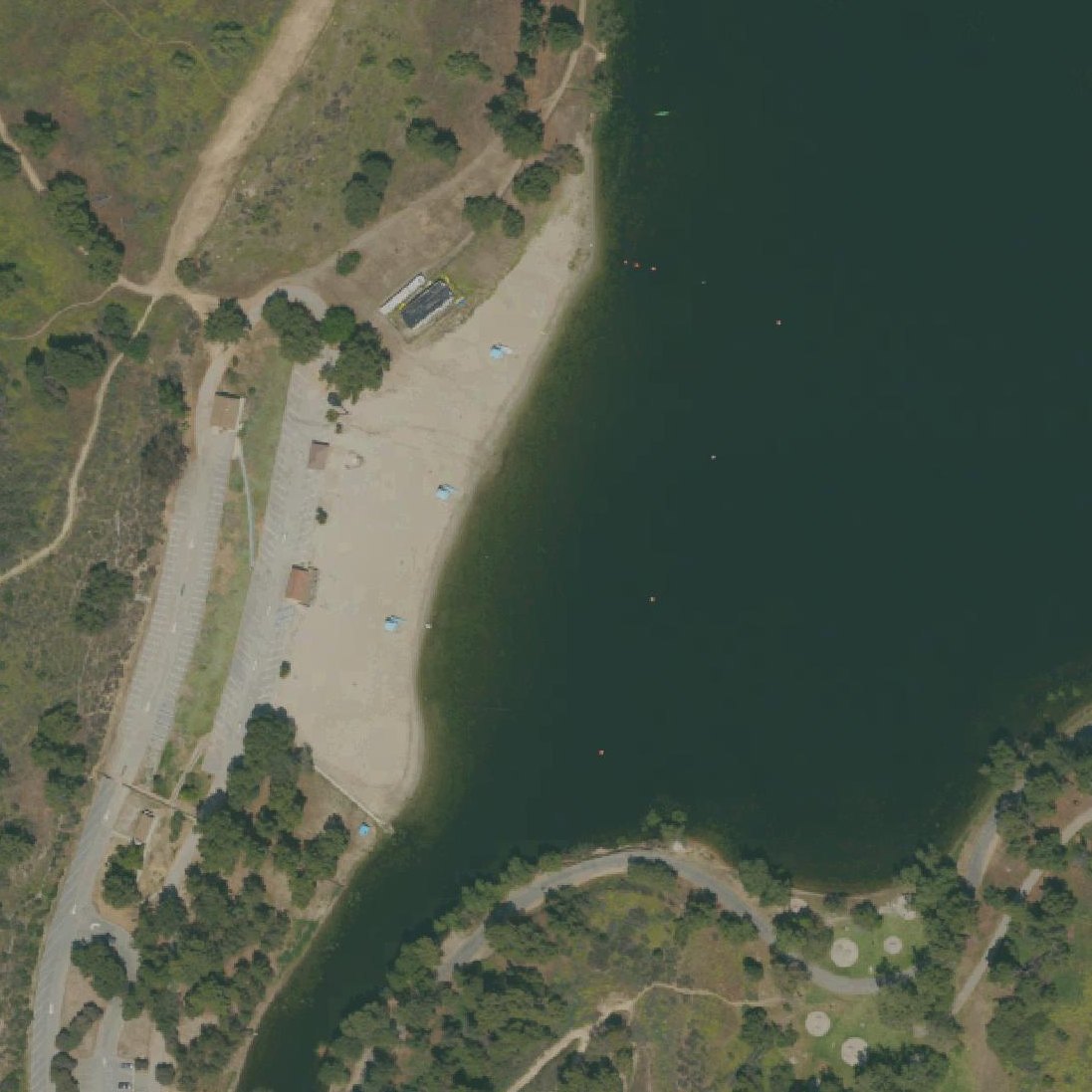 Aerial map of South Shore Beach