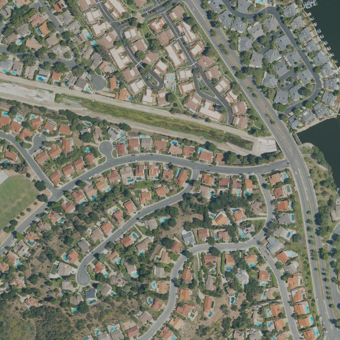 Aerial map of South Shore Hills Park