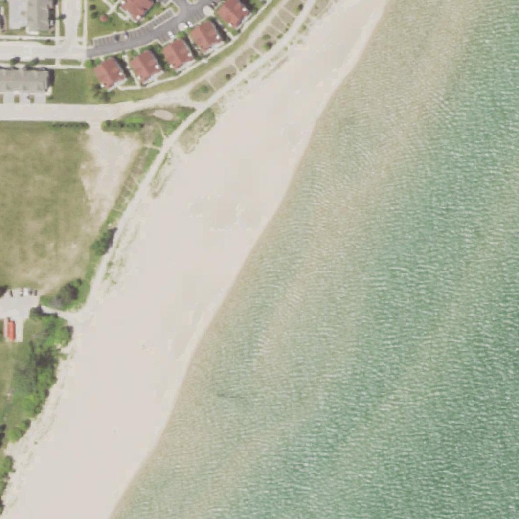Aerial map of South Side Municipal Beach