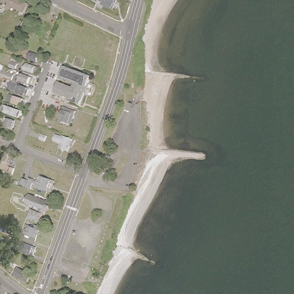 Aerial map of South St Beach