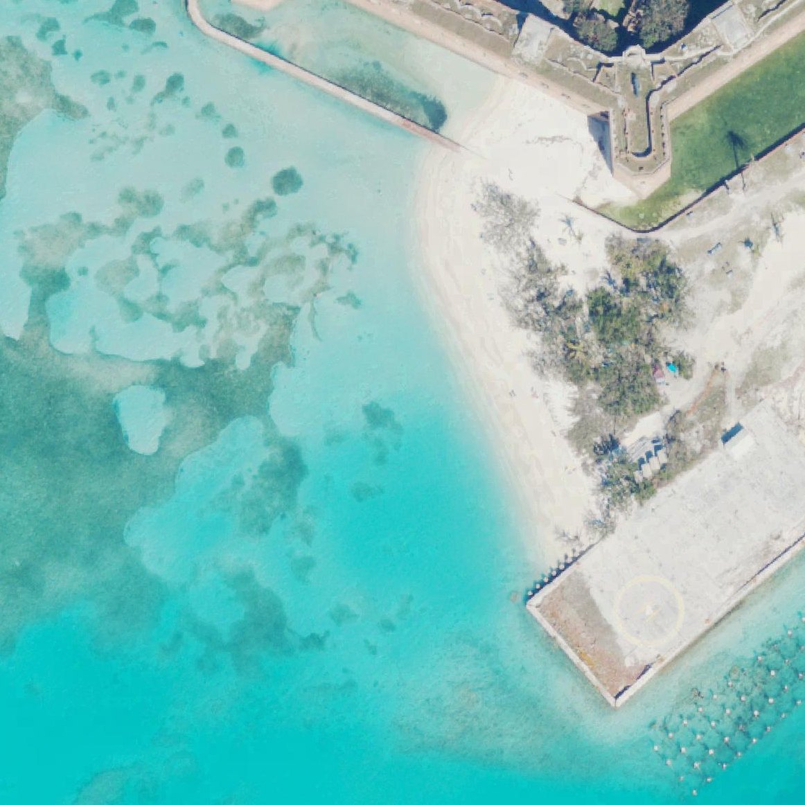 Aerial map of South Swim Beach