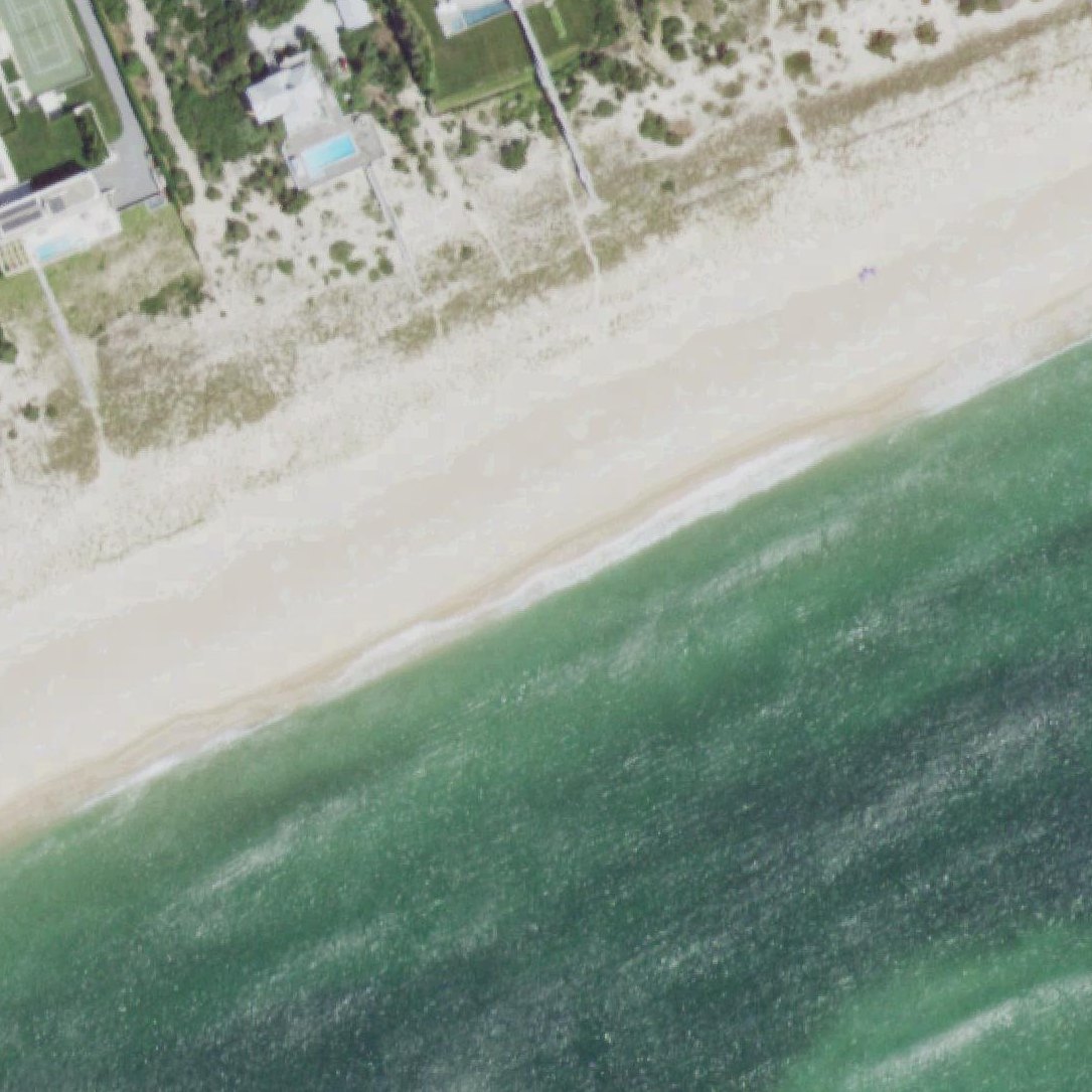 Aerial map of Southampton Beach