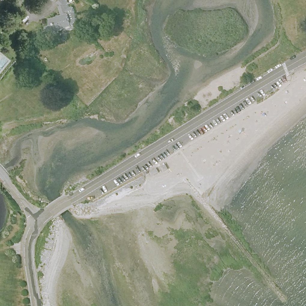 Aerial map of Southport Beach