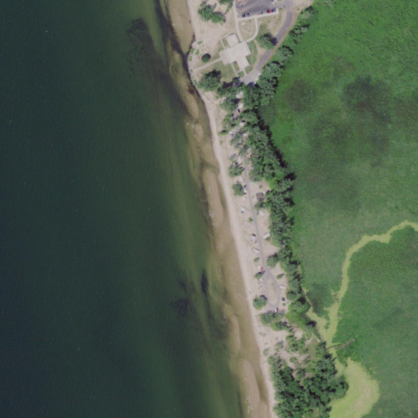 Aerial map of Southwich Beach