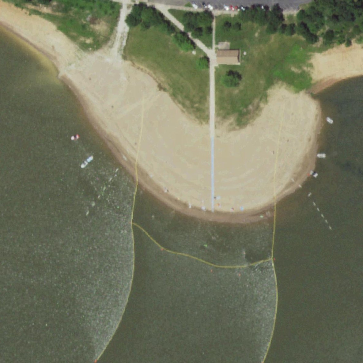 Aerial map of Spalding Beach
