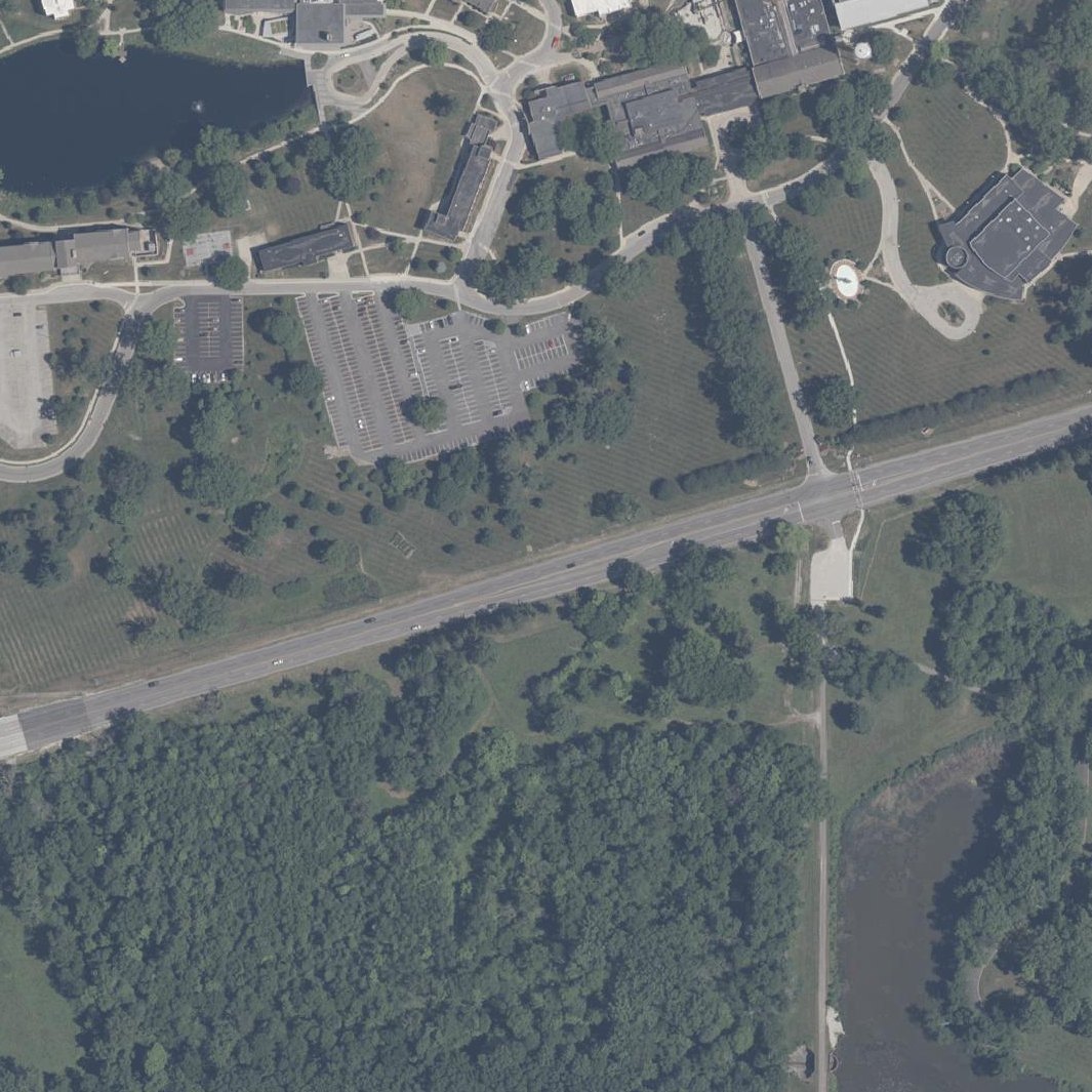 Aerial map of Speed Beach