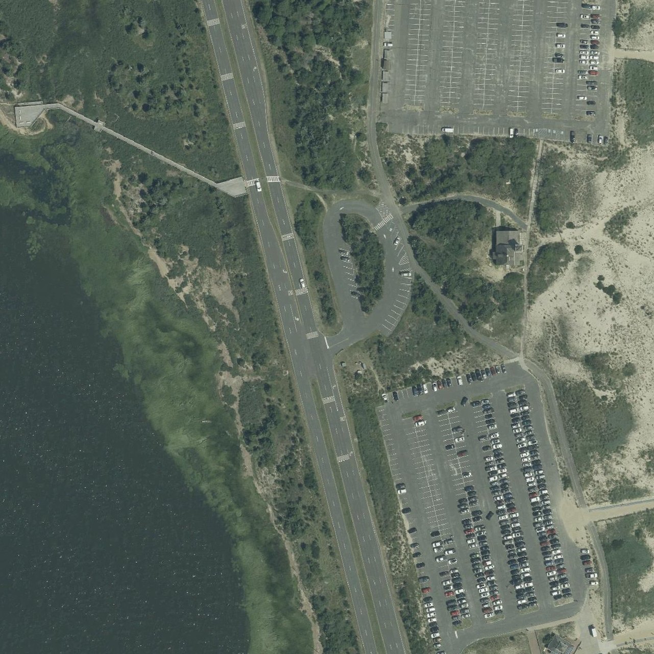 Aerial map of Spermaceti Cove Life-Saving Service Station