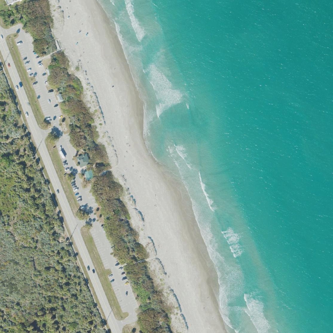 Aerial map of Spessard Holland North Beach Park