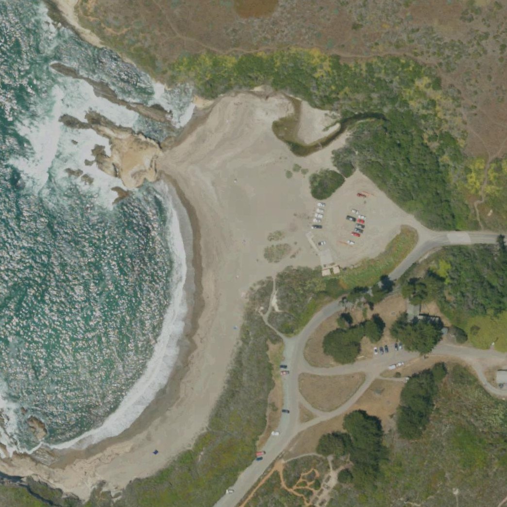 Aerial map of Spooner's Cove