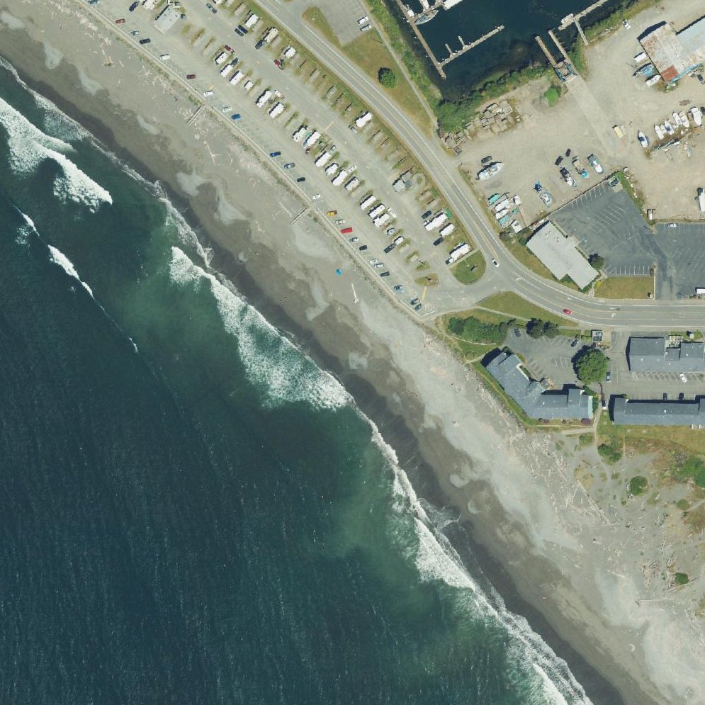 Aerial map of Sport Haven Beach