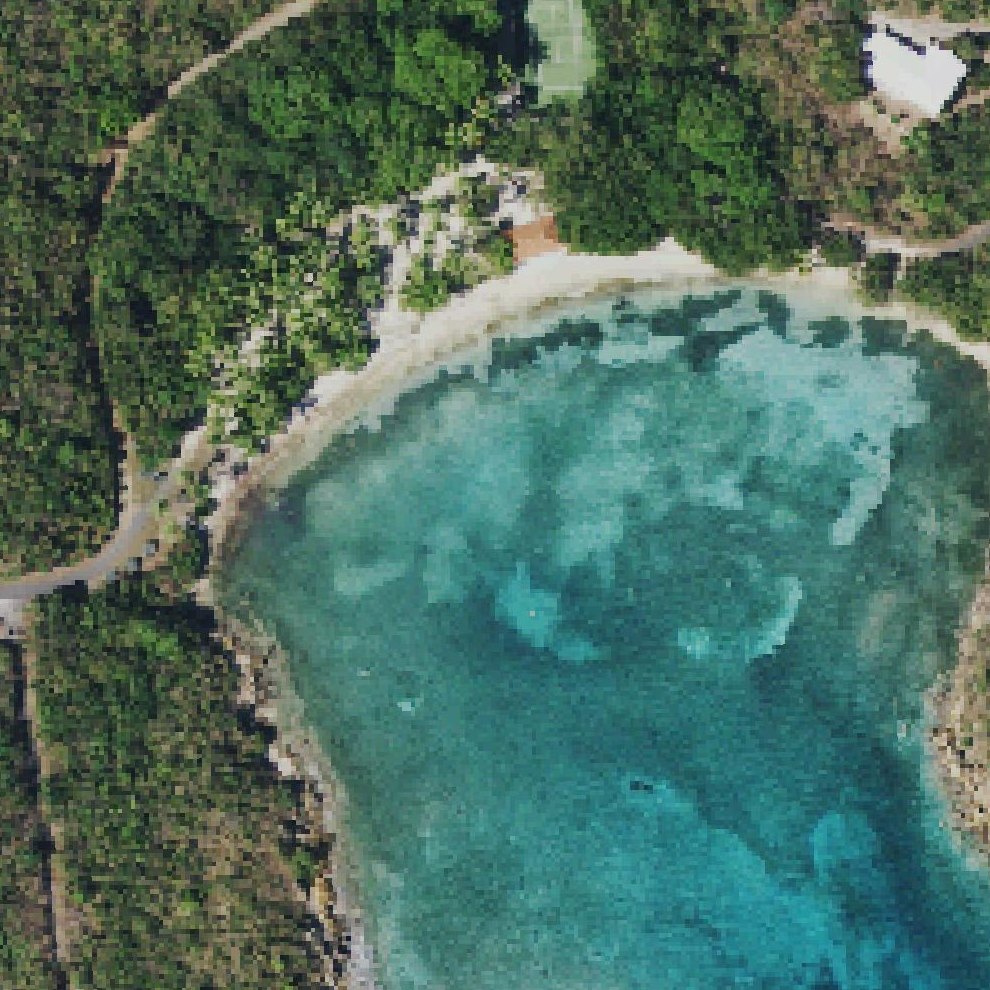 Aerial map of Sprat Beach