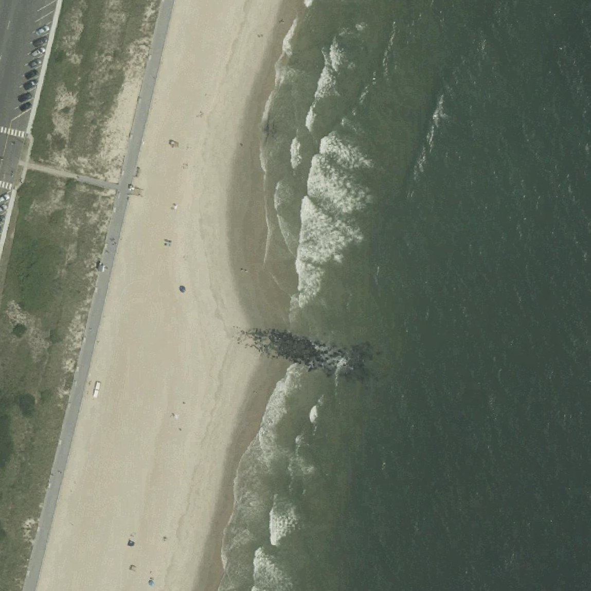 Aerial map of Spring Lake Beach
