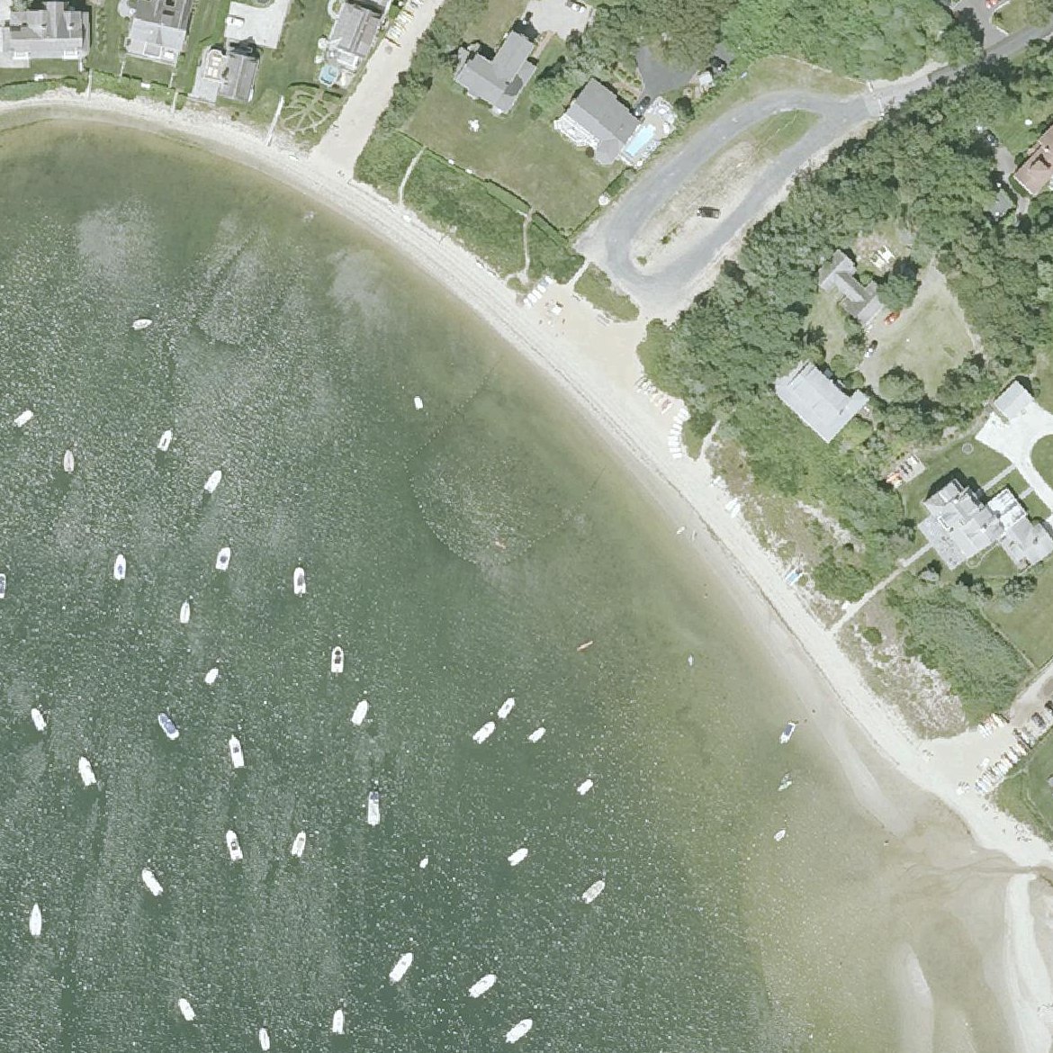 Aerial map of Springer Lane Beach