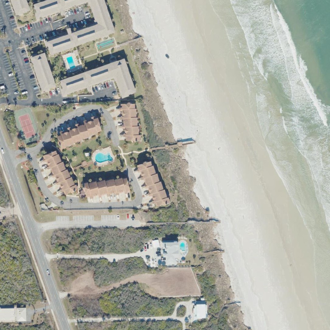 Aerial map of Spyglass Public Beach Access
