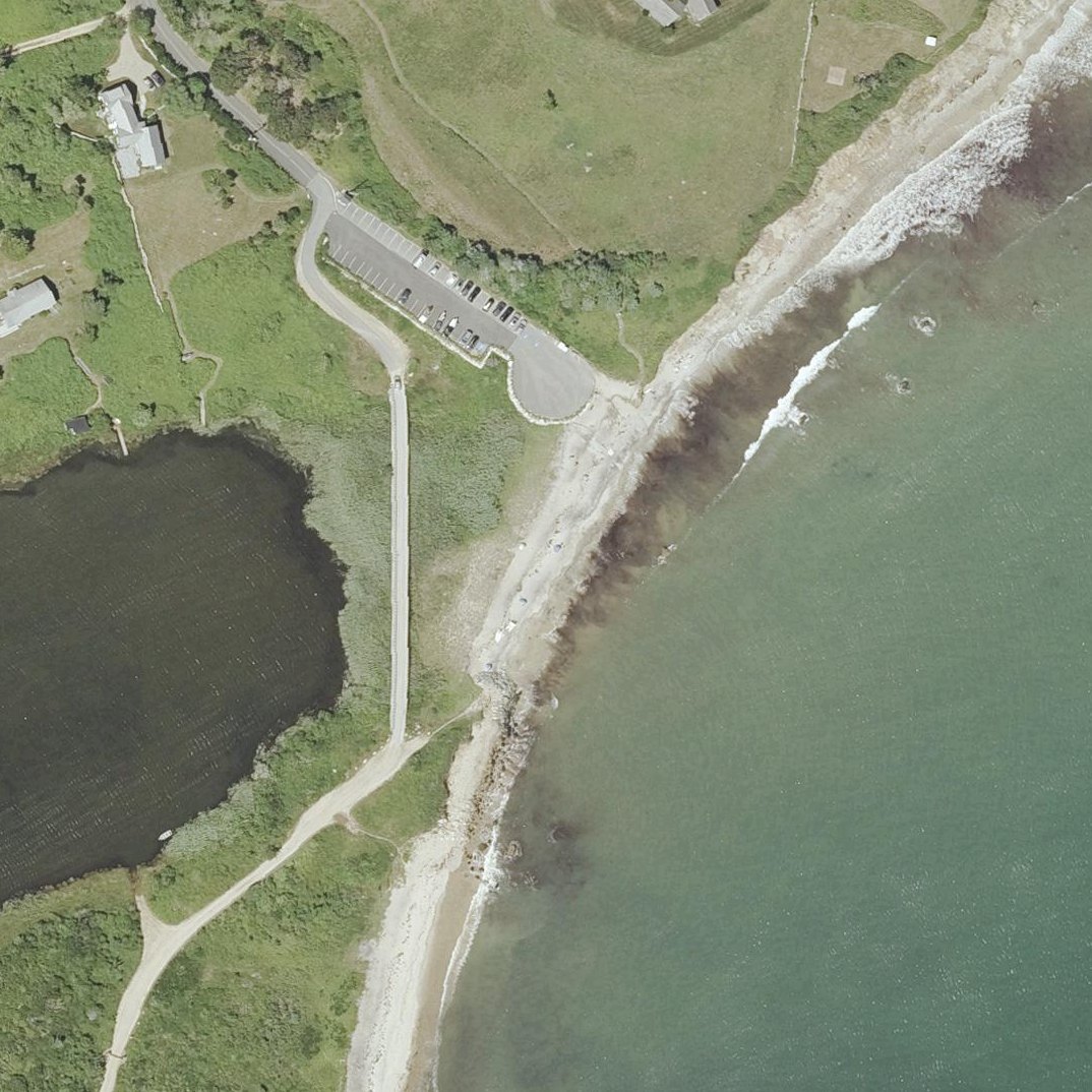 Aerial map of Squibnocket Beach