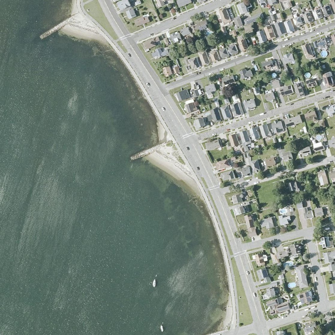 Aerial map of Squid Beach