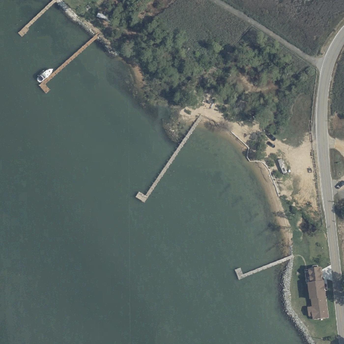 Aerial map of St. George Island Beach
