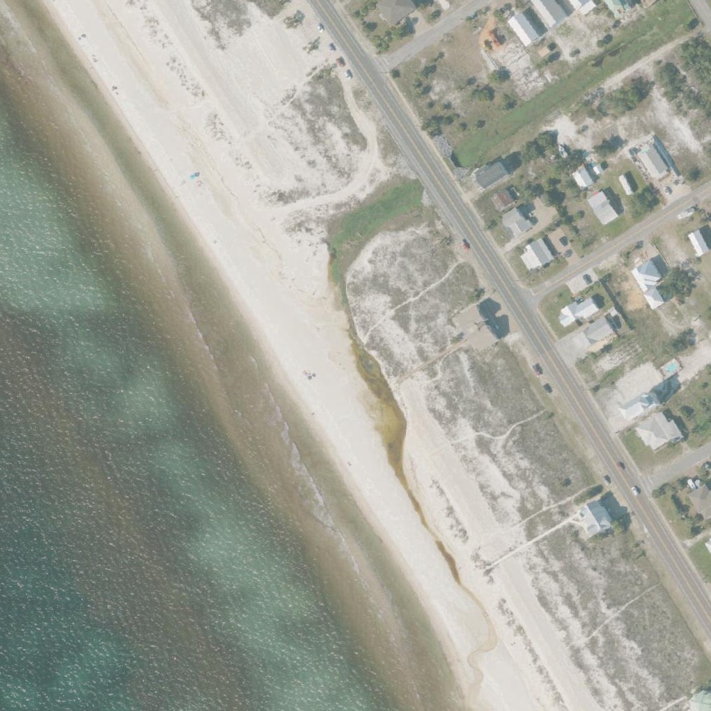 Aerial map of St. Joe Beach