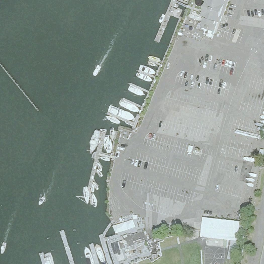 Aerial map of St John Beach