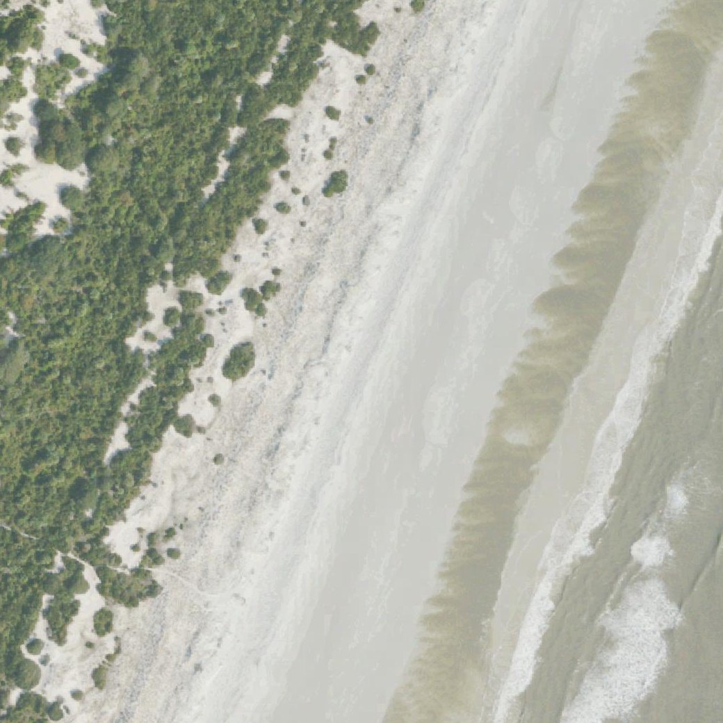 Aerial map of Stafford Beach