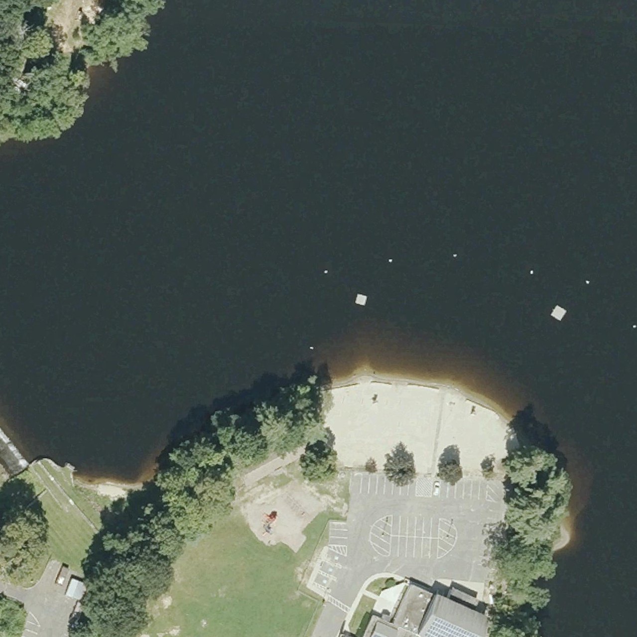 Aerial map of Staffordville Beach