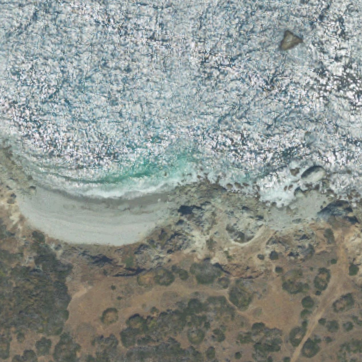 Aerial map of Starlight Beach