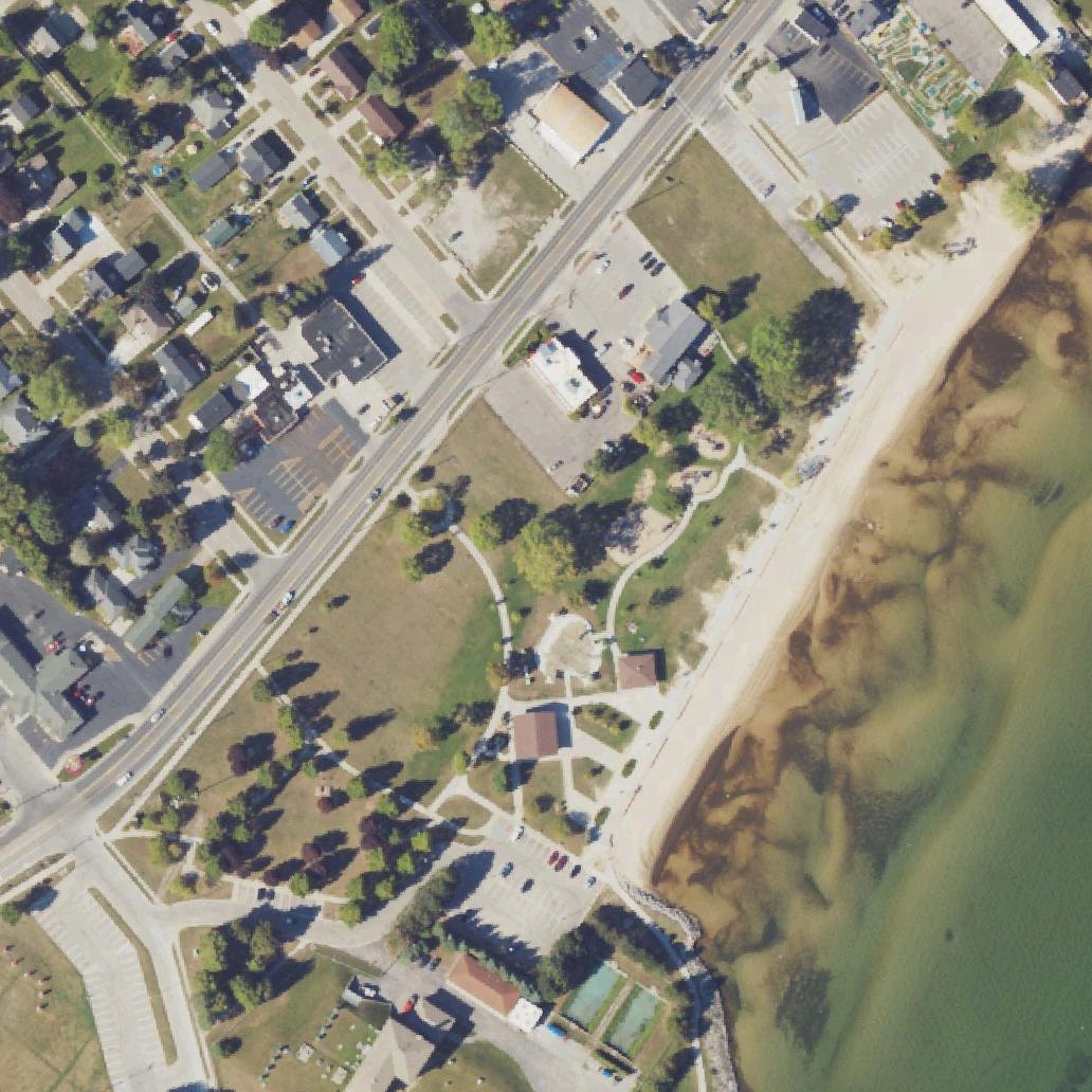 Aerial map of Starlite Beach
