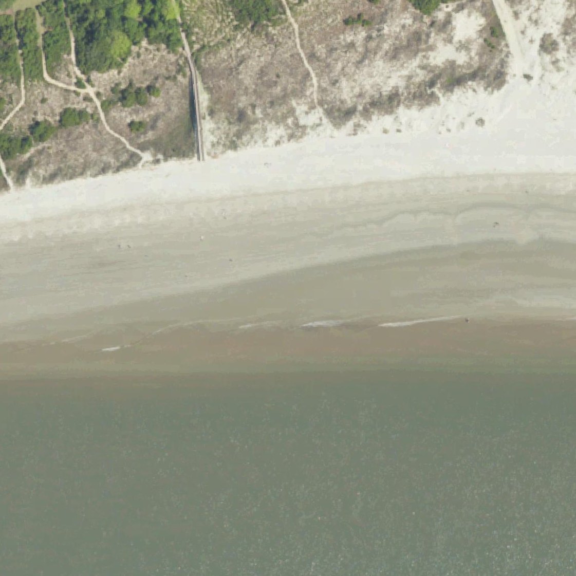 Aerial map of Station 18 Beach