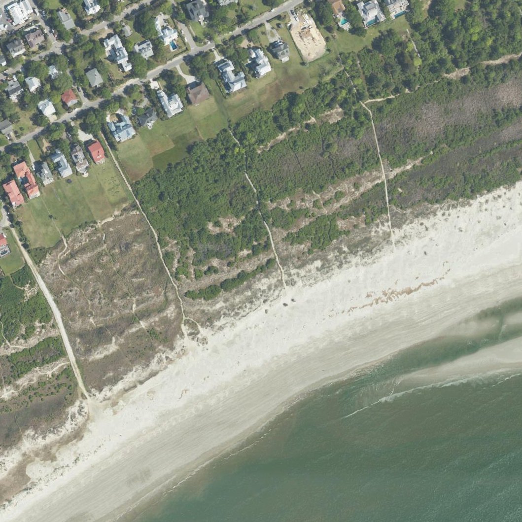 Aerial map of Station 23 - Public Beach Access