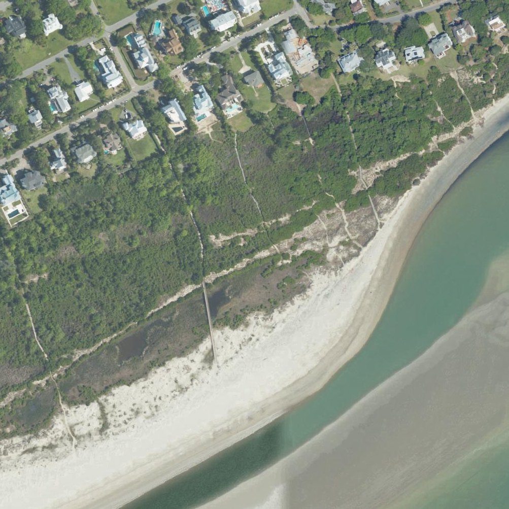 Aerial map of Station 27 - Public Beach Access accessible