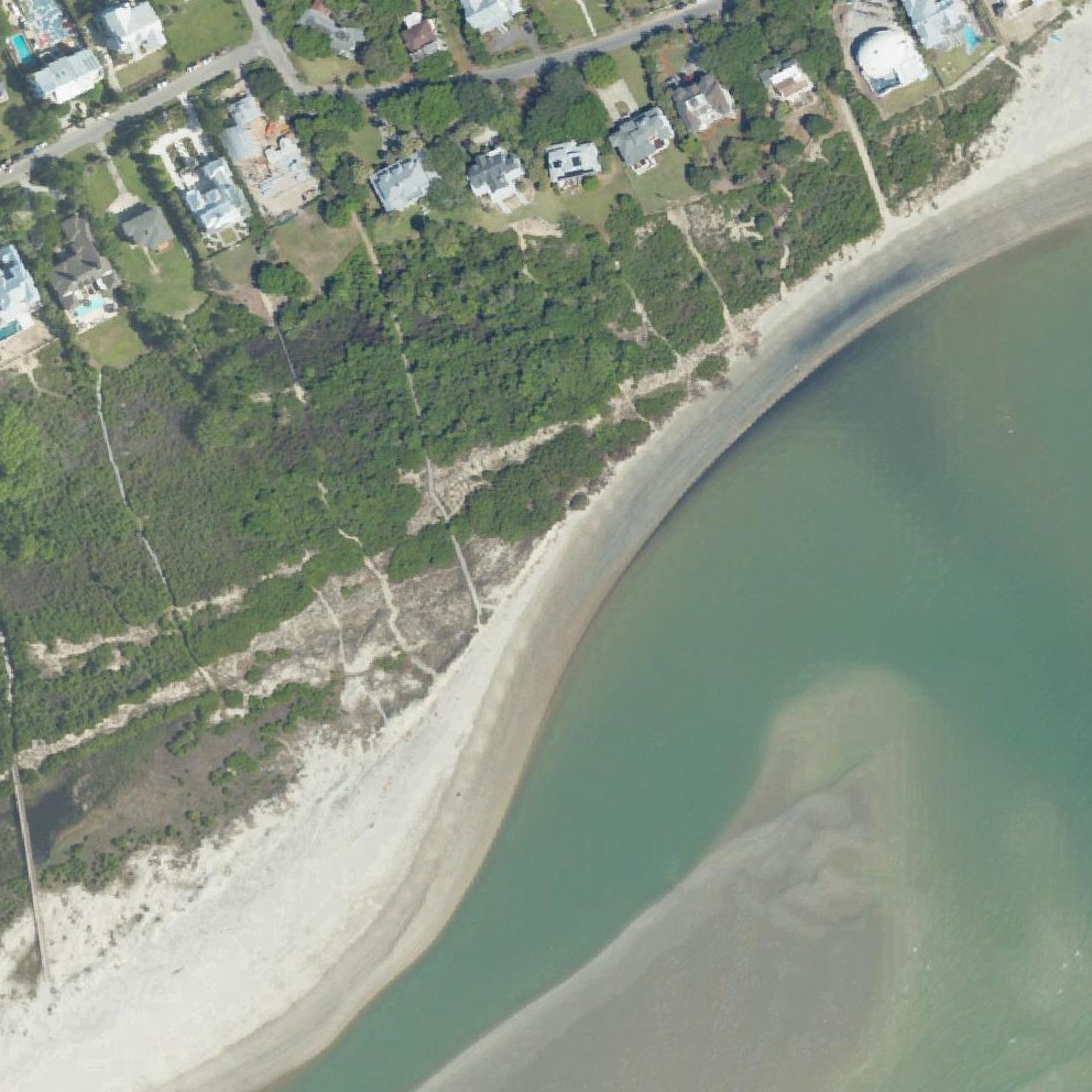 Aerial map of Station 28 - - Public Beach Access