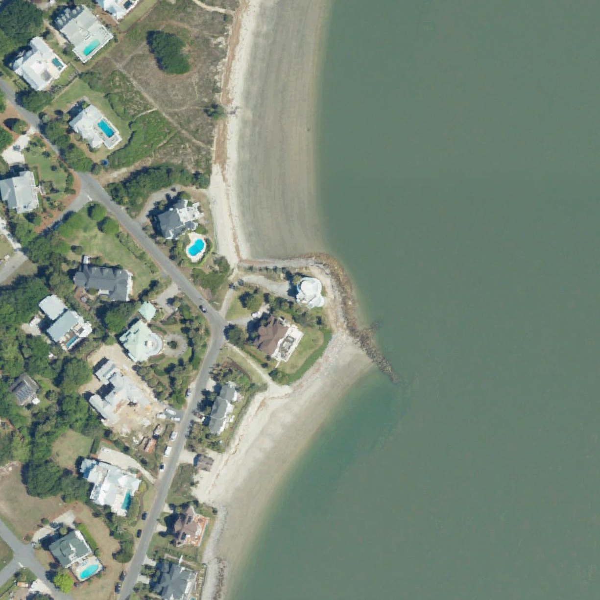 Aerial map of Station 32 - Public Beach Access