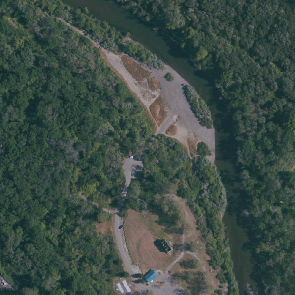 Aerial map of Steelhead Beach Regional Park